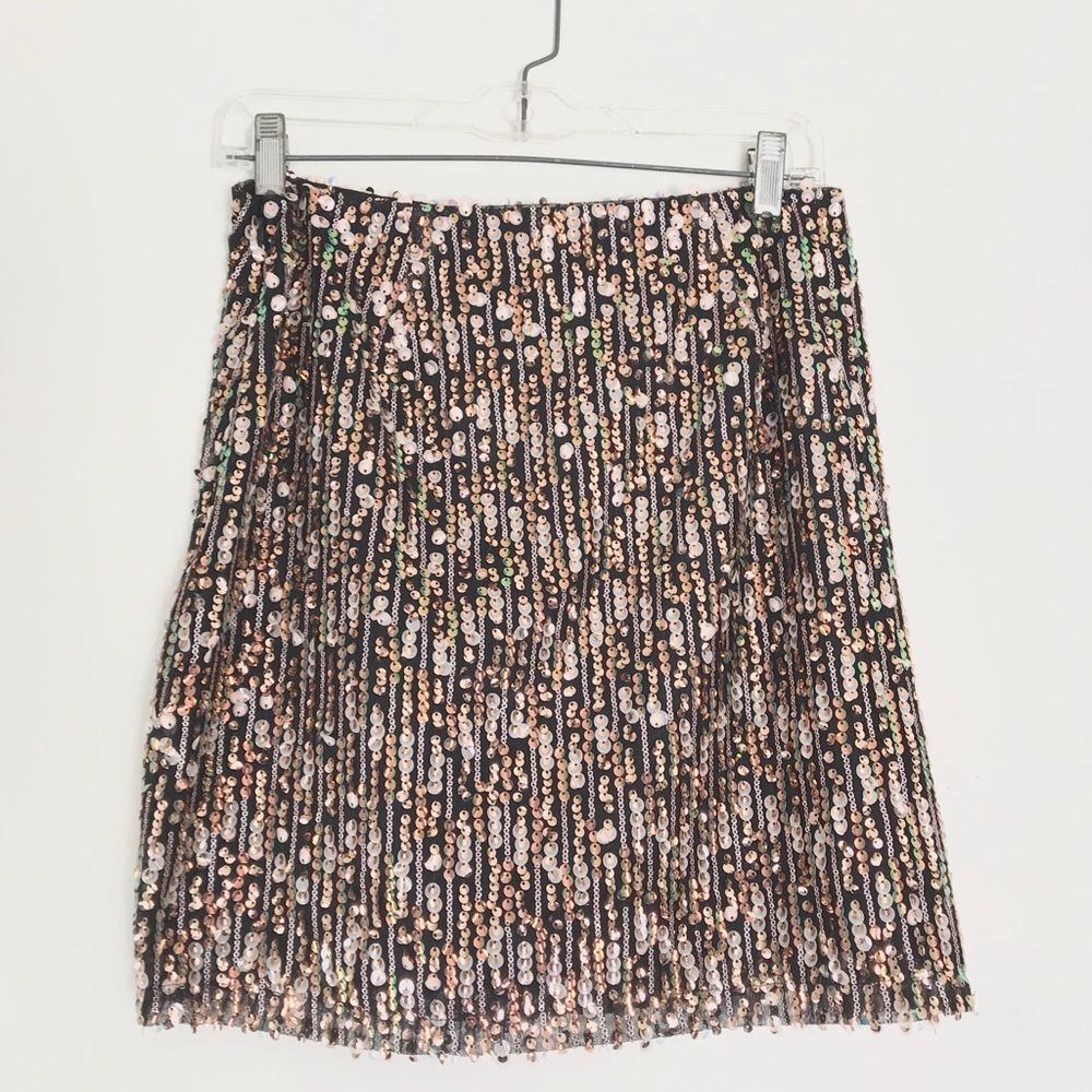 Anthropologie Corey Lynn Calter Sequined Miniskirt Size Small NWT - Picture 9 of 11